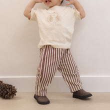 Load image into Gallery viewer, Grayson Pant - Black Cherry Stripe