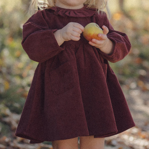 Simone Dress - Black Cherry