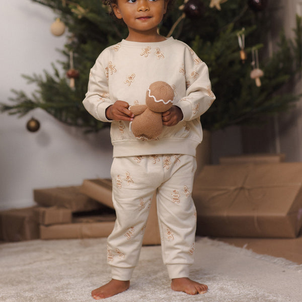 Relaxed Fleece Sweatpant- Gingerbread