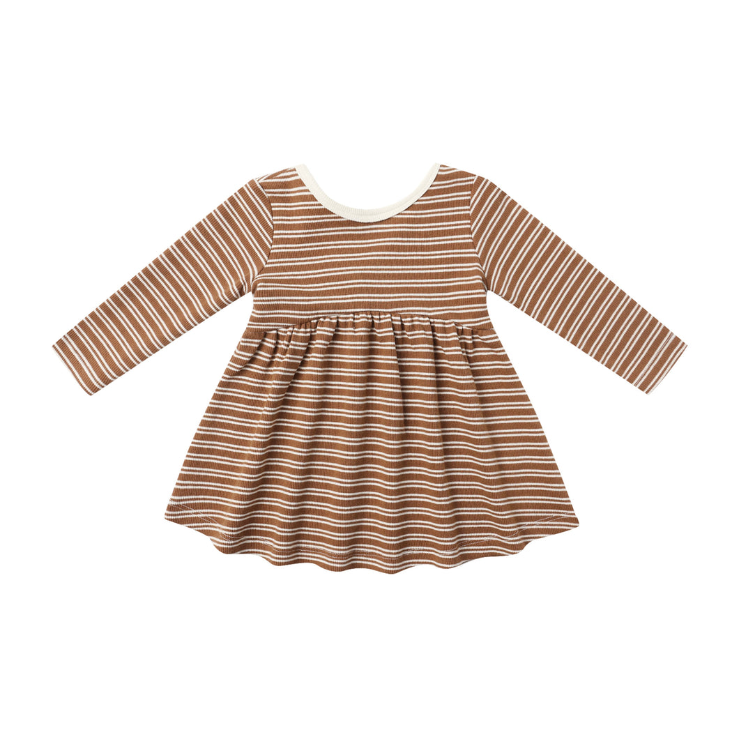 Ribbed Long Sleeve Dress