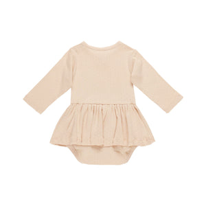 Pointelle Skirted Bodysuit