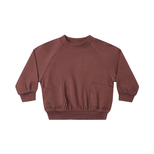 Pocket Sweatshirt - Black Cherry