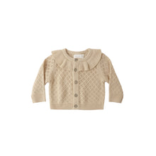 Load image into Gallery viewer, Ruffle Collar Cardigan - Butterscotch