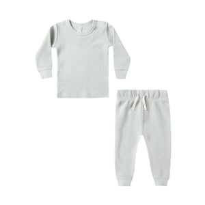Waffle Top + Pant Set
