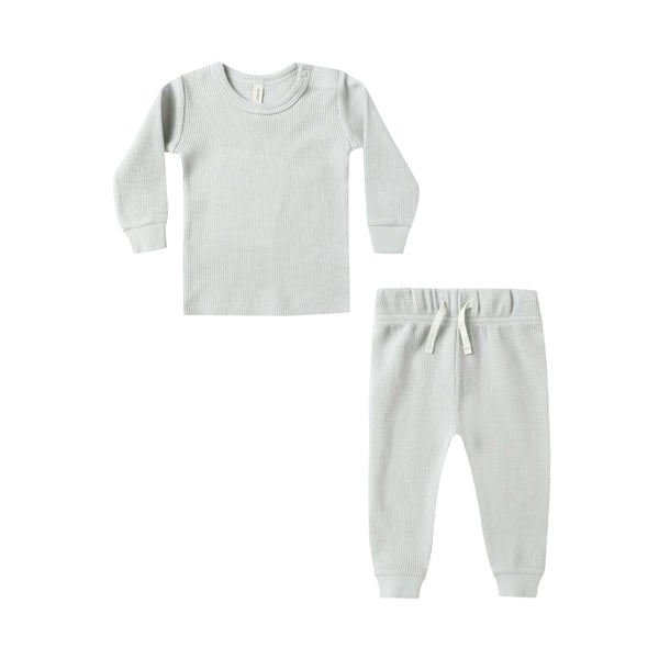 Waffle Top + Pant Set