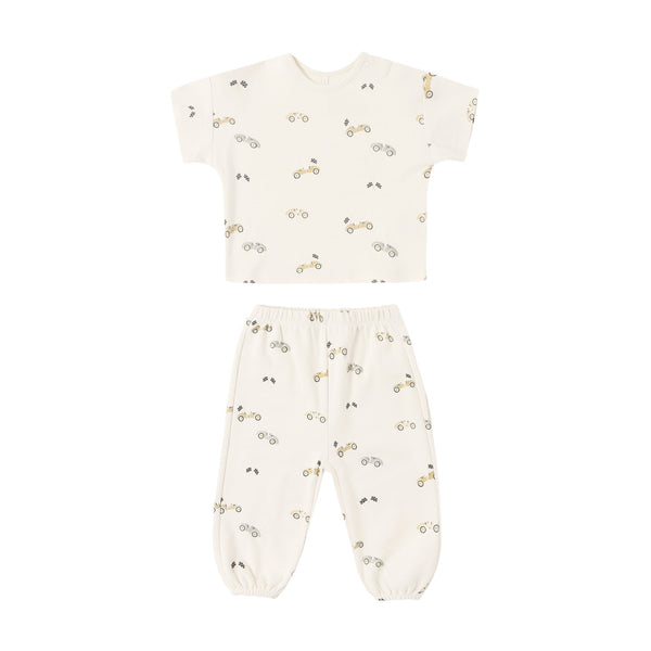 Jersey Tee + Pant Set - Race Car