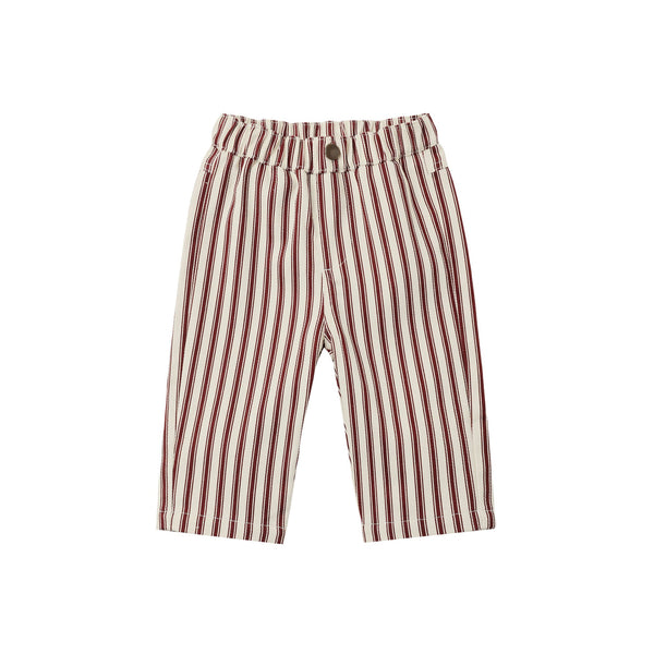 Grayson Pant - Black Cherry Stripe