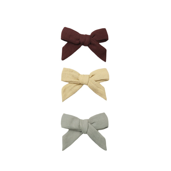 Bow w/ Clip - set of 3