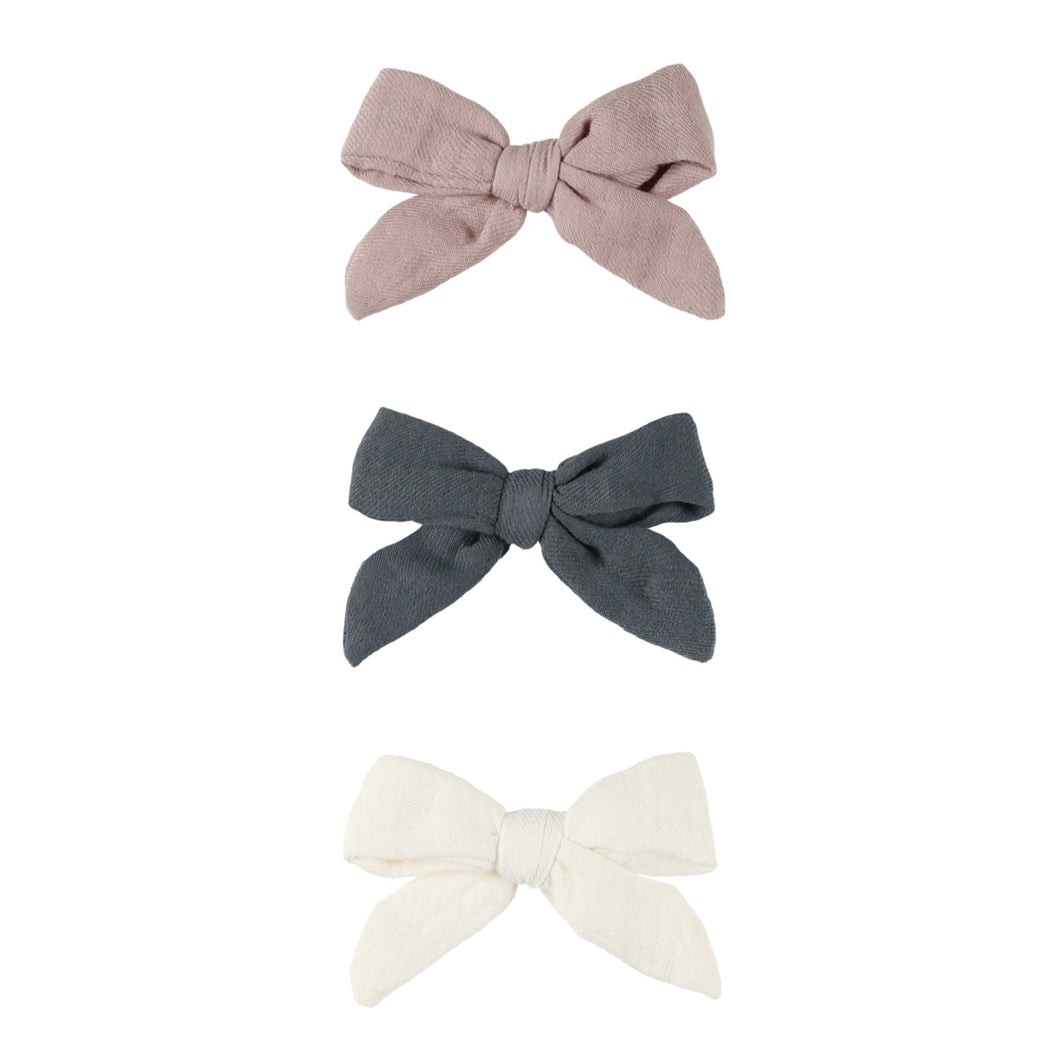 Bow with clip (set of 3)