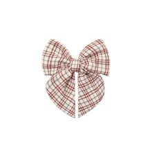 Load image into Gallery viewer, Bow - Christmas Plaid
