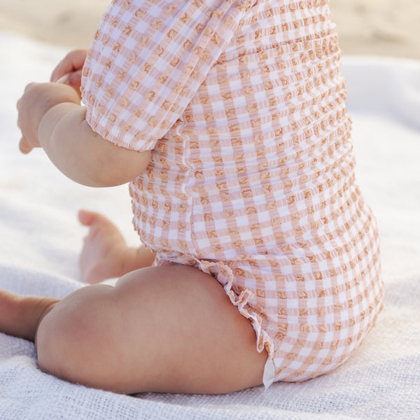 Catalina One-Piece - Melon Check