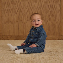 Load image into Gallery viewer, Collared Baby Jumpsuit