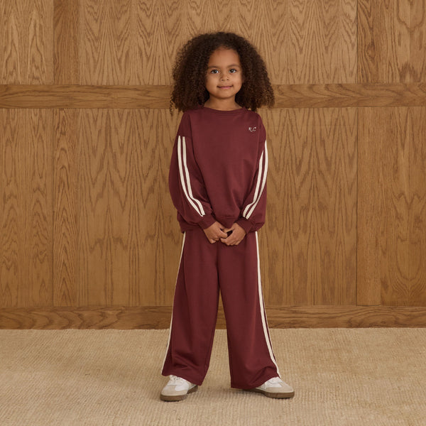 Oversized Sweatshirt - Burgundy