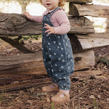 Load image into Gallery viewer, Vintage Overall - Heart Ditsy