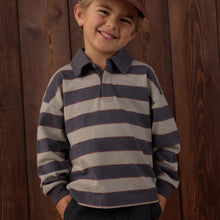 Load image into Gallery viewer, Rugby Polo - Sage Stripe
