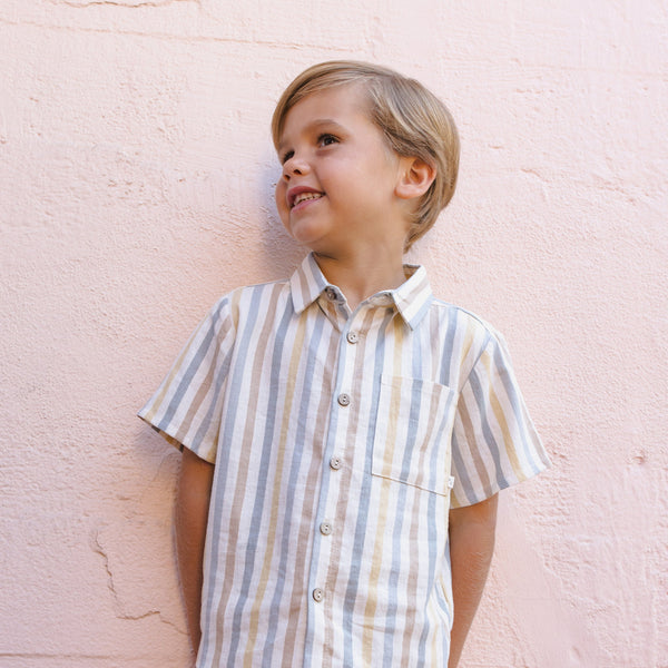 Collared Short Sleeve Shirt