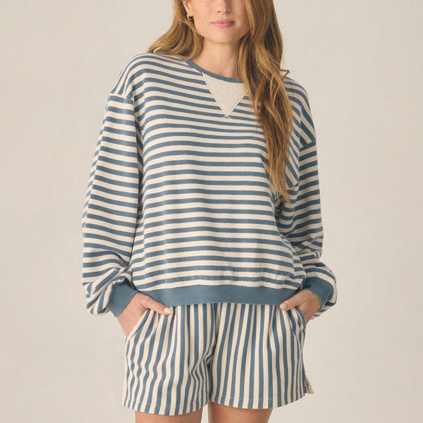Women's Oversized Crew + Short Set