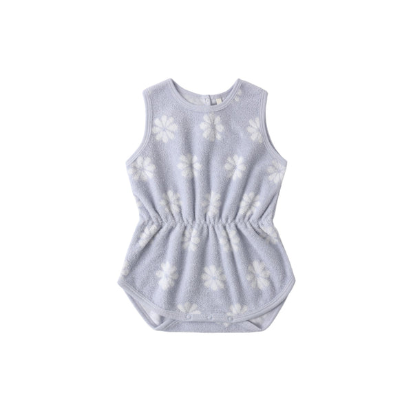 Cinch Playsuit - Periwinkle Daisy