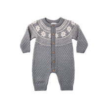 Load image into Gallery viewer, Fair Isle Romper - Slate