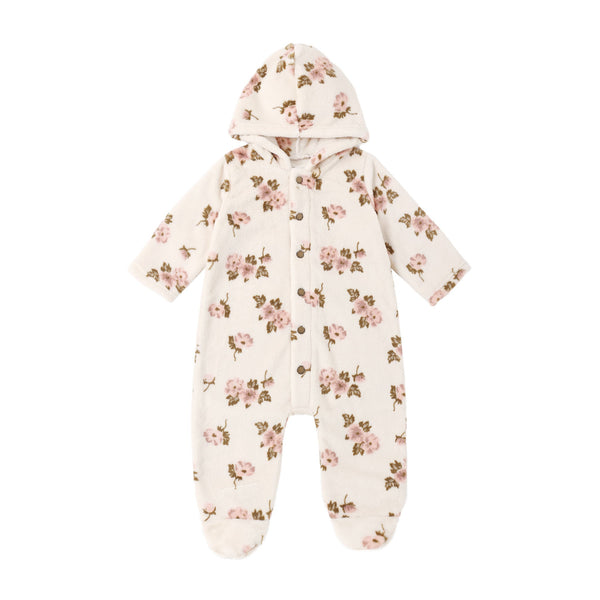 Fleece Jumpsuit - Rose Garden