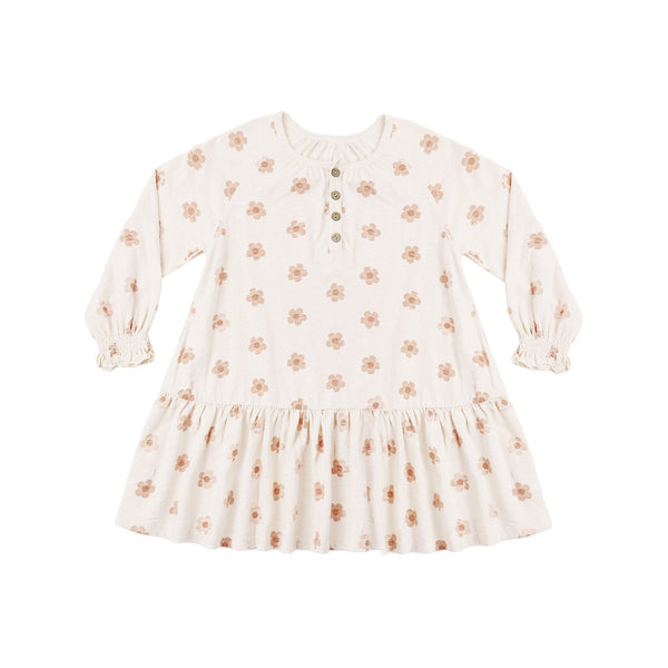 Swing Dress - Pink Daisies