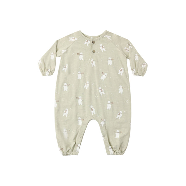 Henley Jumpsuit Polar Bears