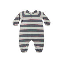 Load image into Gallery viewer, Henley Jumpsuit - Sage Stripe