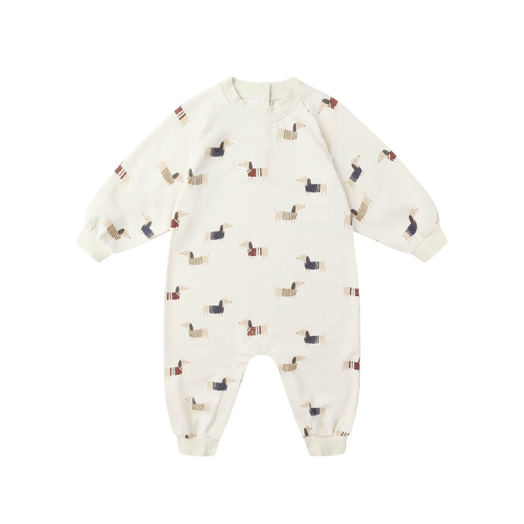 Raglan Jumpsuit - Dachshund