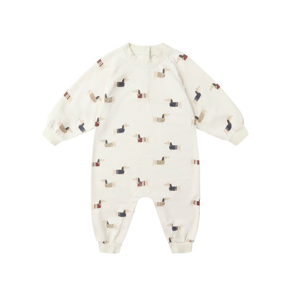 Raglan Jumpsuit - Dachshund