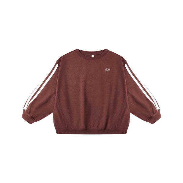 Oversized Sweatshirt - Burgundy
