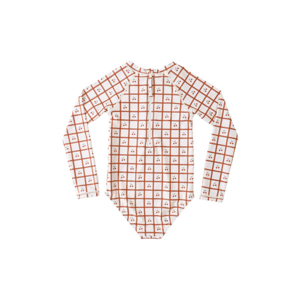 Delphine Rashguard - Cherry Check