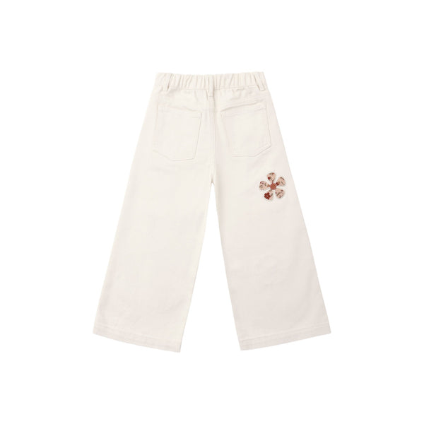 Straight Leg Pant - Daisy Patches