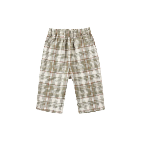 Palmer Pant - Olive Dobby Plaid