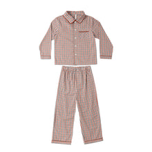 Load image into Gallery viewer, Long Sleeve Pajamas - Holiday Gingham