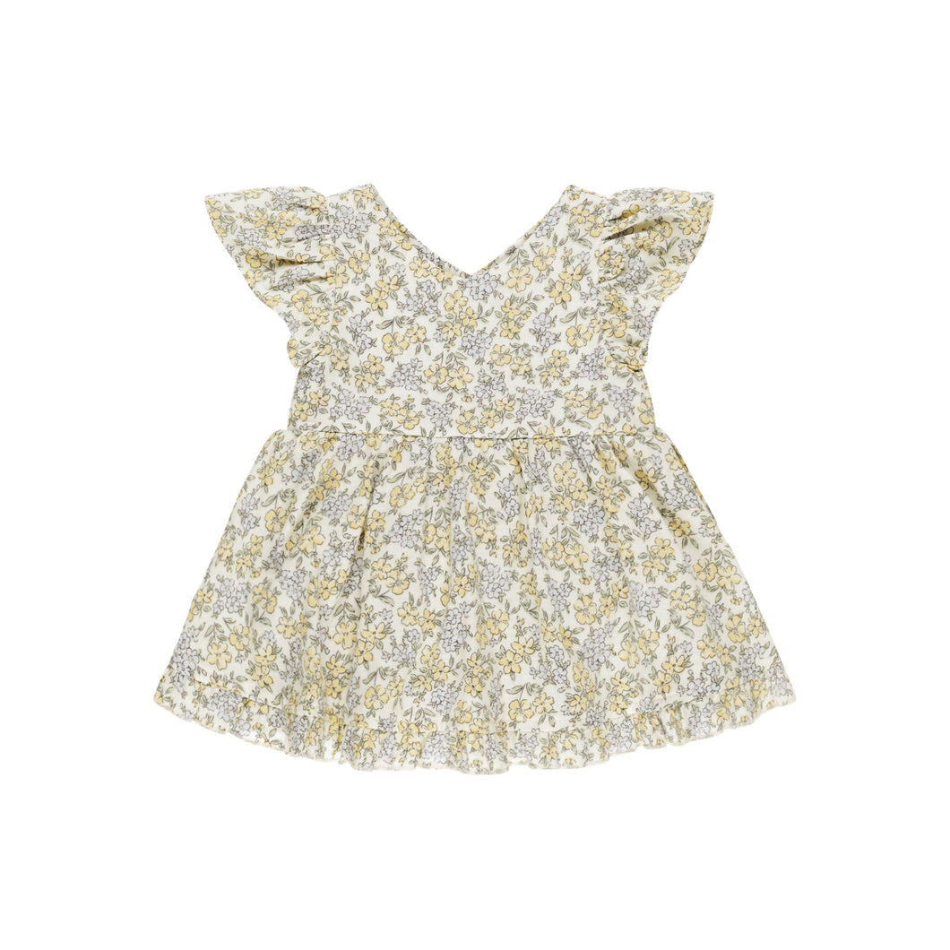 Lilia Romper Yellow Flowers