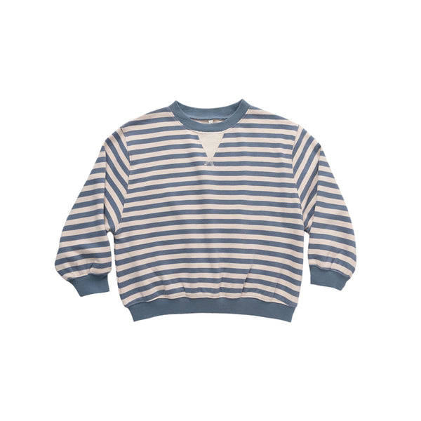 Oversized Crew - Marine Stripe