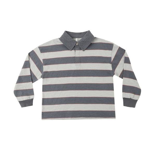 Rugby Polo - Sage Stripe