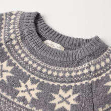 Load image into Gallery viewer, Fair Isle Romper - Slate