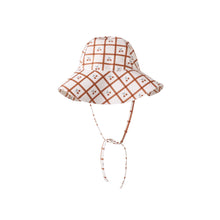 Load image into Gallery viewer, Floppy Swim Hat - Cherry Check