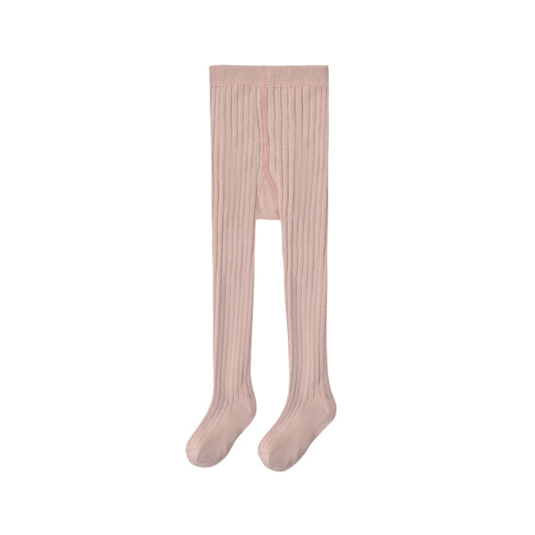 Ribbed Tights - Rose