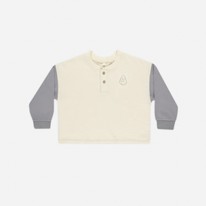 Relaxed Long Sleeve Henley