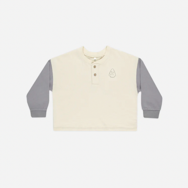 Relaxed Long Sleeve Henley