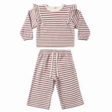 Load image into Gallery viewer, Ruffle Cozy Set - Mulberry