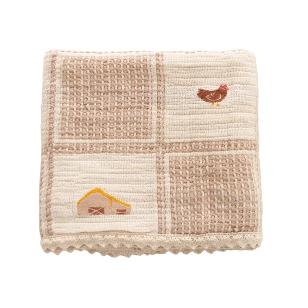 Patchwork Blanket - Farm