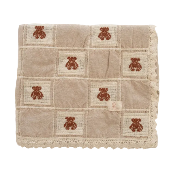 Patchwork Blanket - Teddy