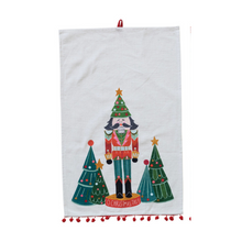 Load image into Gallery viewer, Holiday Pom Tea Towels (3 different styles)