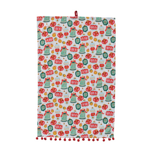 Holiday Pom Tea Towels (3 different styles)