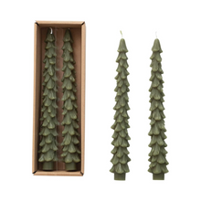 Load image into Gallery viewer, 10&quot; Tree Taper Candle (3 colors)