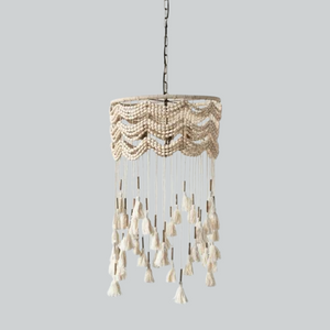 Beaded Light with Tassels