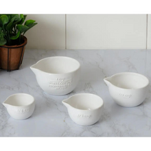 Load image into Gallery viewer, White Cottage Measuring Cups